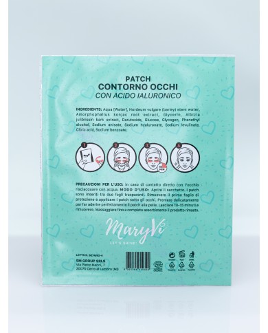 Patch Contorno Occhi - Forma  Chela di Granchio - con Acido Ialuronico Patch Contorno Occhi - Forma  Chela di Granchio - con Acido Ialuronico