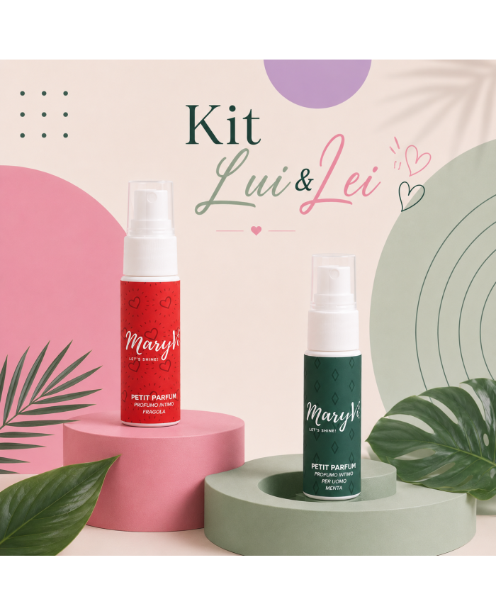 KIT Lui & Lei - fragranza alla menta e fragola